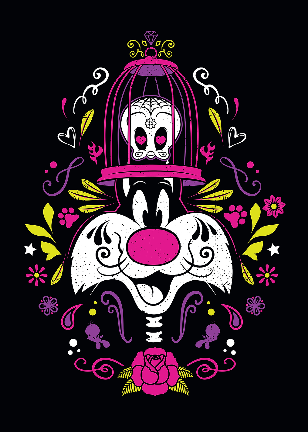 Sylvester Skull: постер из коллекции Looney Tunes