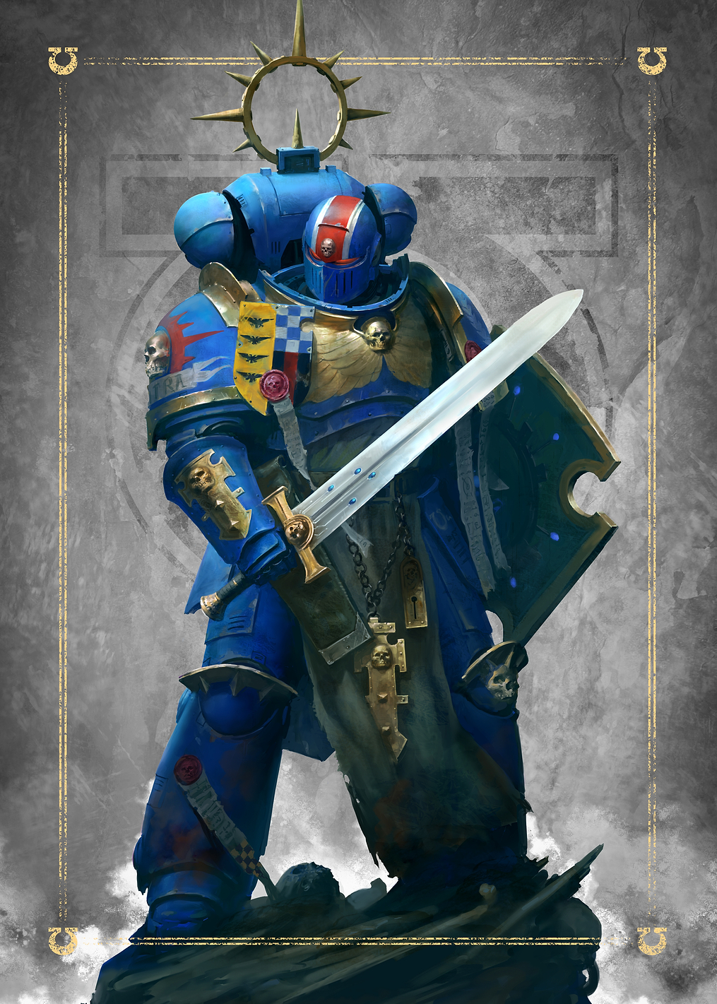 Ultramarines Bladeguard: постер из коллекции Warhammer