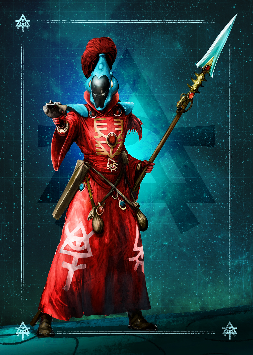 Aeldari Warlock 2: постер из коллекции Warhammer