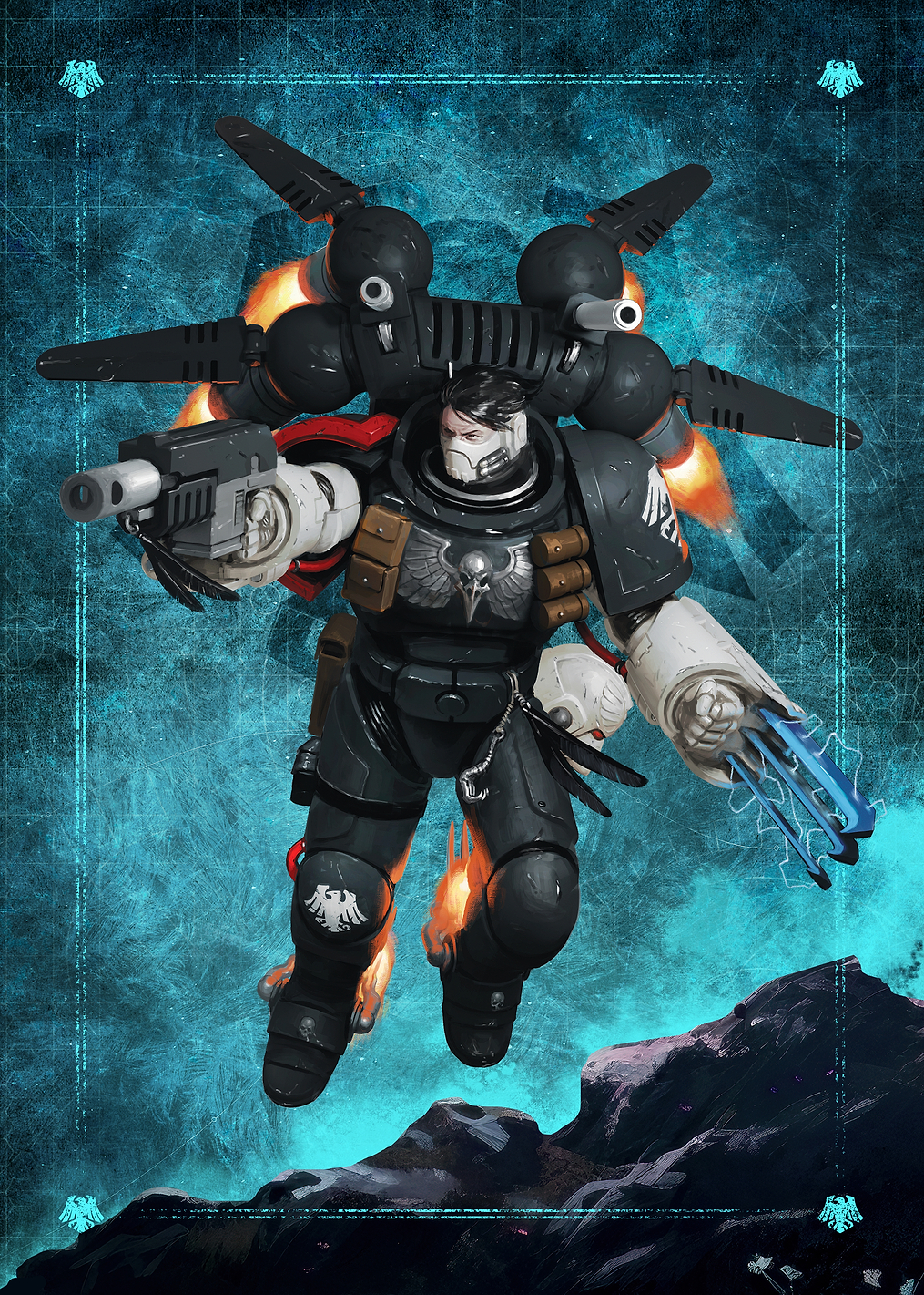 Raven Guard Kayvaan Shrike: постер из коллекции Warhammer
