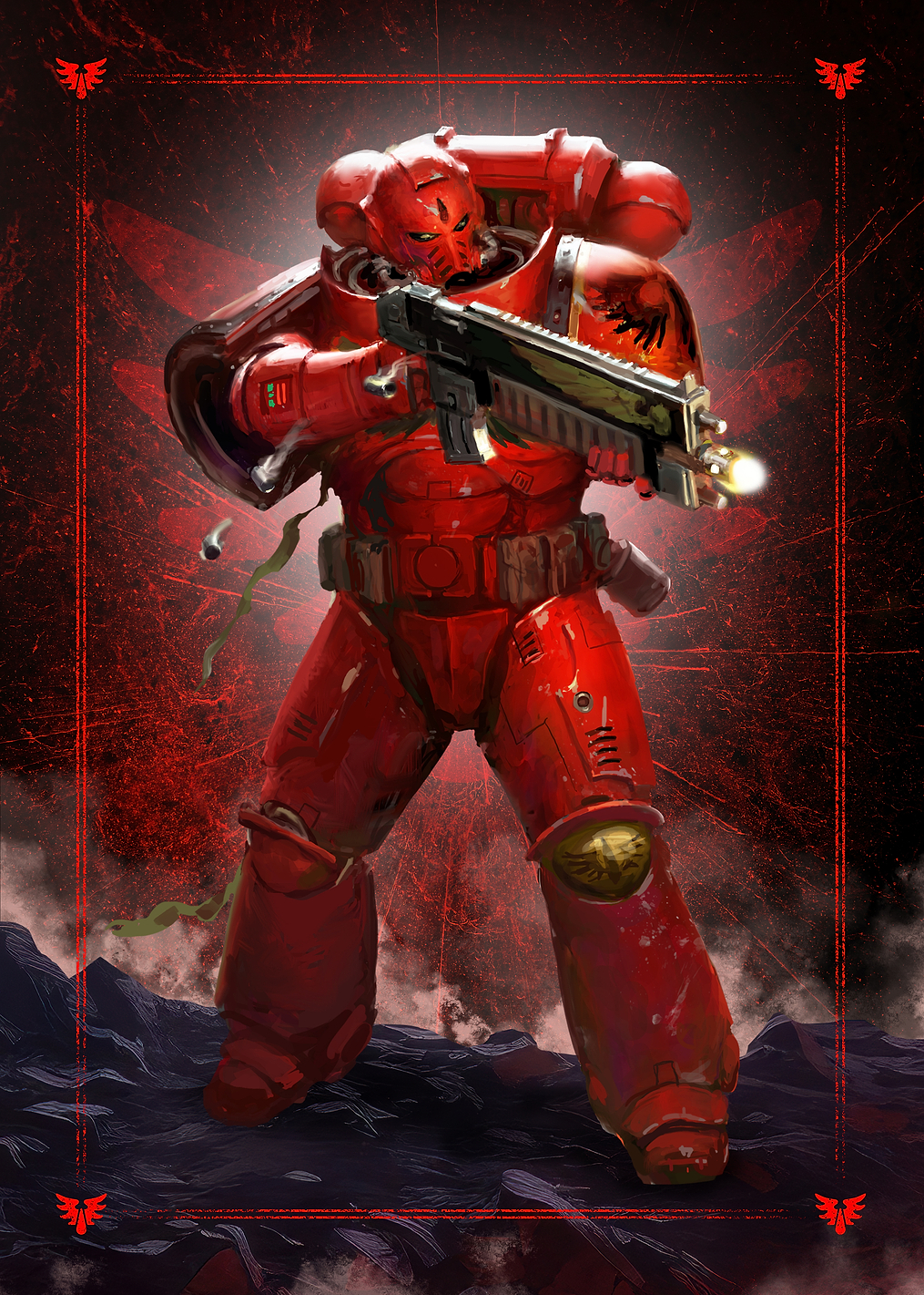 Blood Angels Intercessor 1: постер из коллекции Warhammer