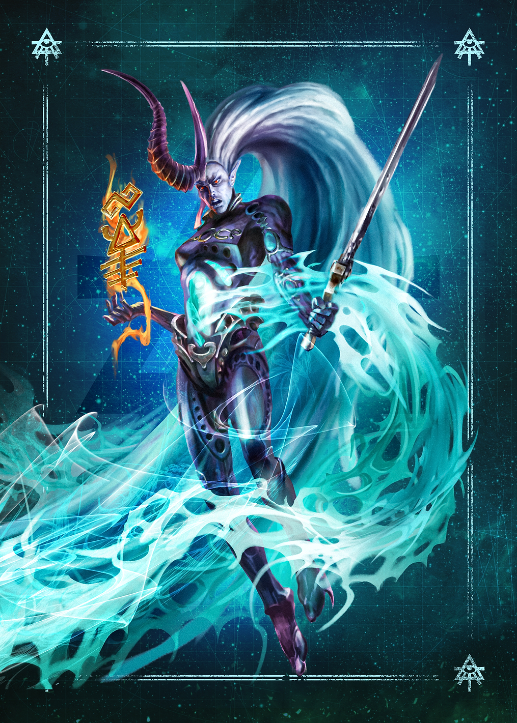 Aeldari The Yncarne: постер из коллекции Warhammer