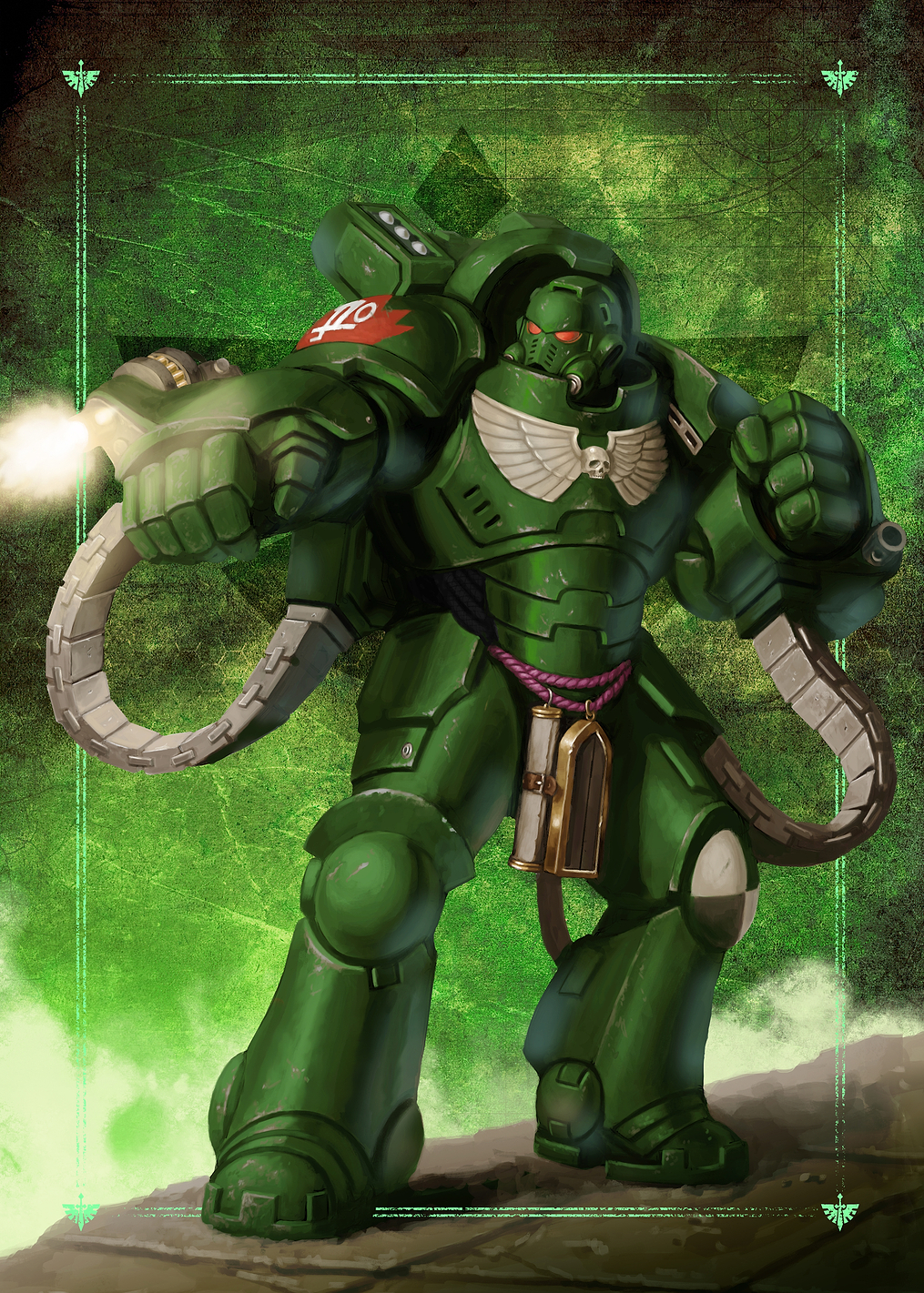 Dark Angels Aggressor: постер из коллекции Warhammer