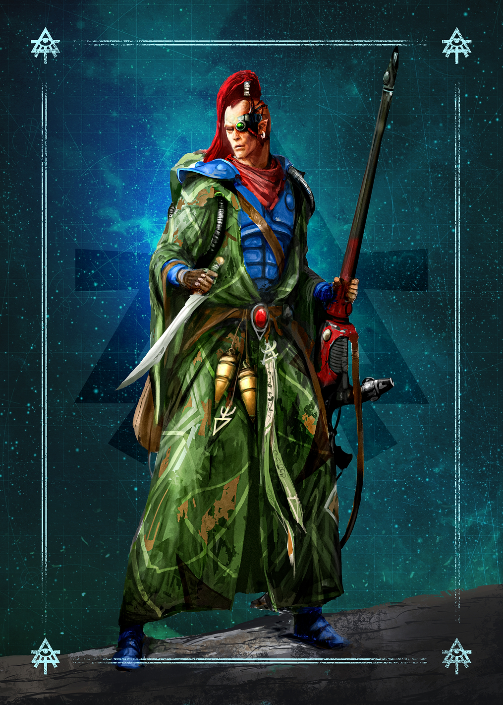 Aeldari Ranger: постер из коллекции Warhammer