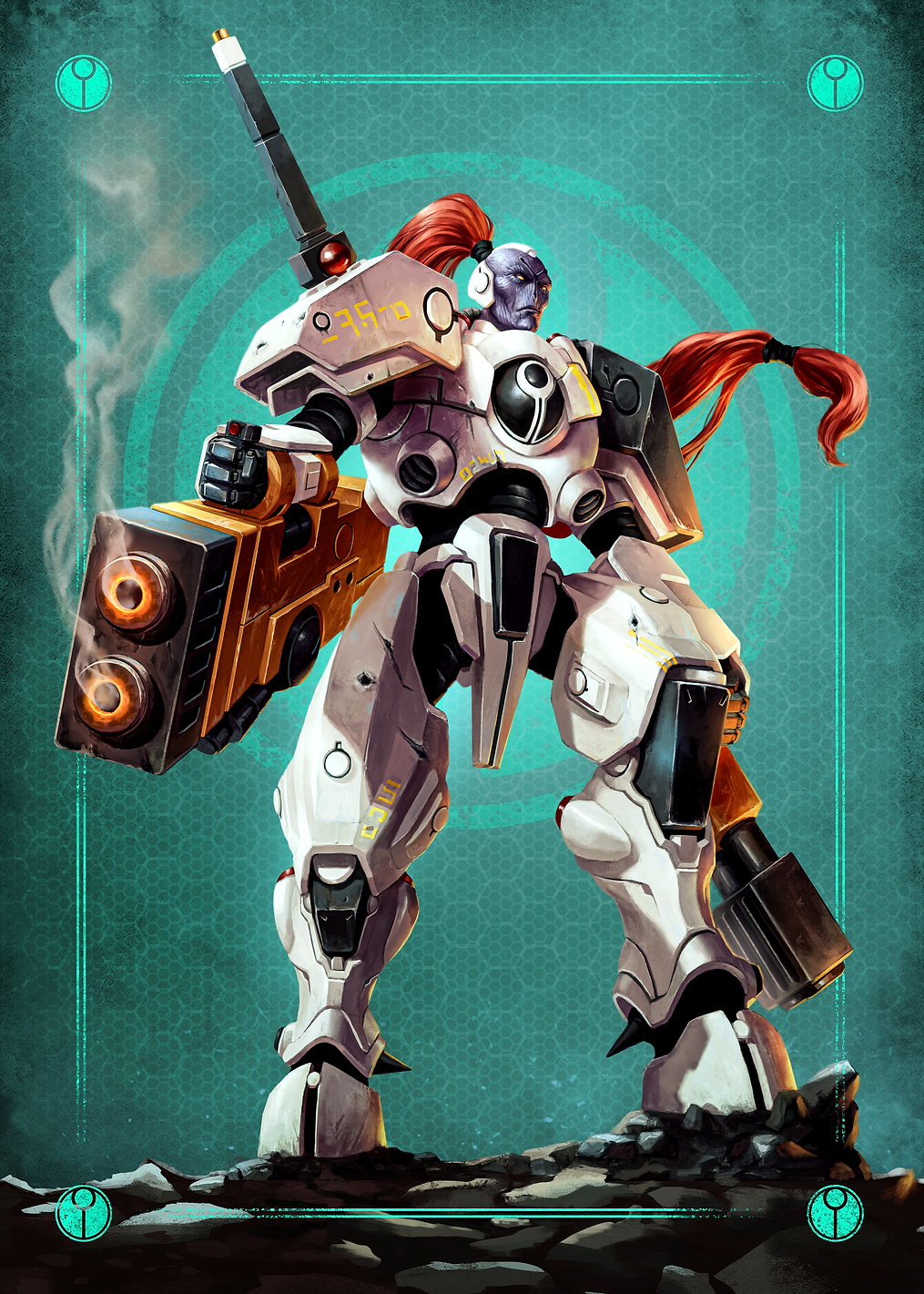 T'au Commander Shadowsun: постер из коллекции Warhammer