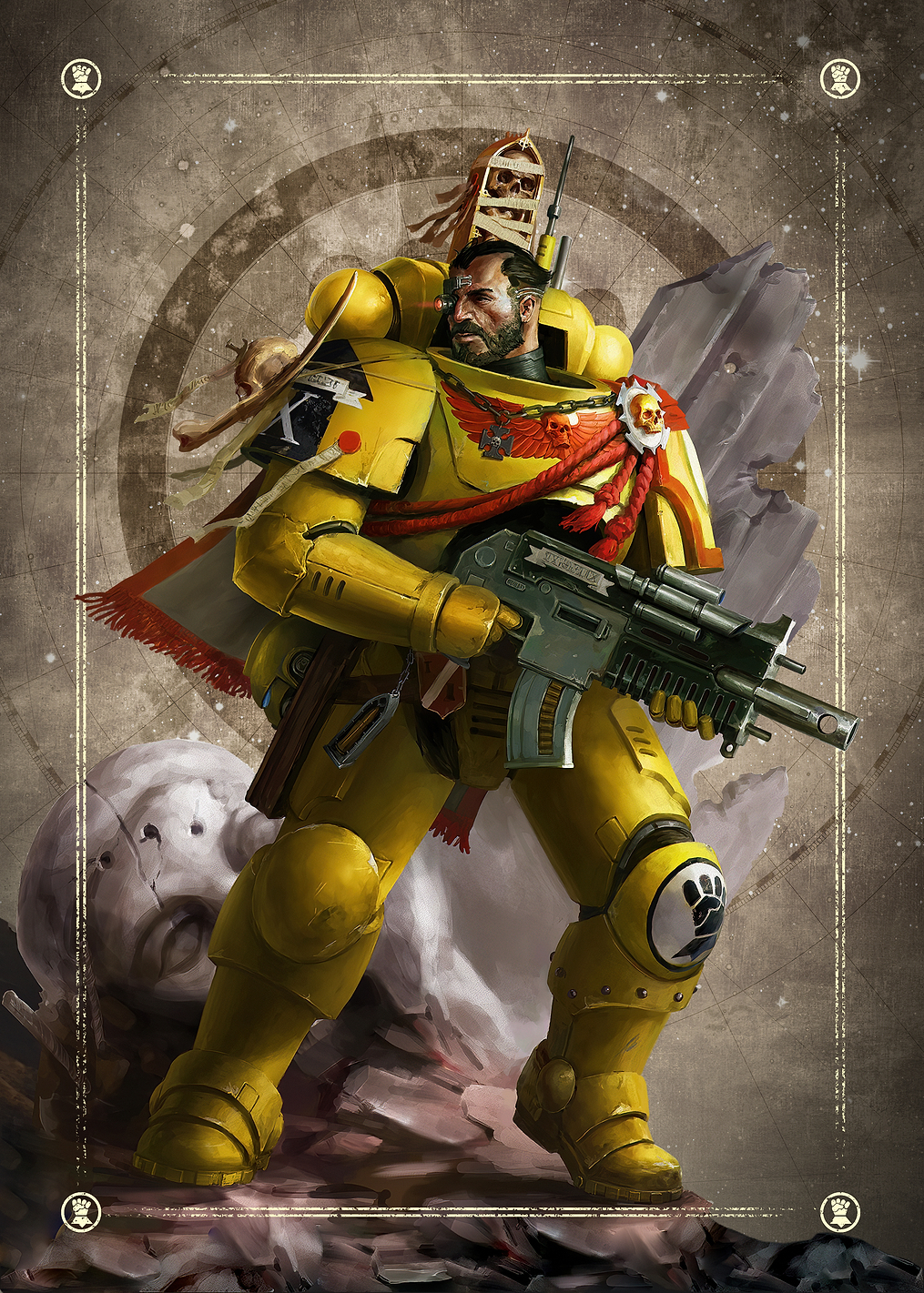 Imperial Fist Xicarius: постер из коллекции Warhammer