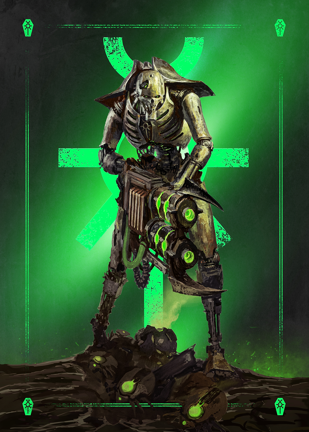 Necron Warrior 1: постер из коллекции Warhammer