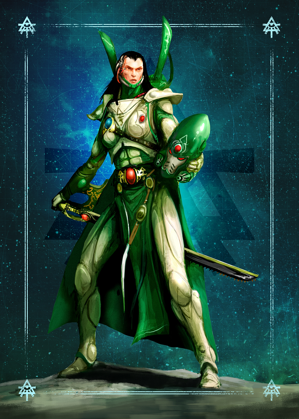 Aeldari Guardian: постер из коллекции Warhammer
