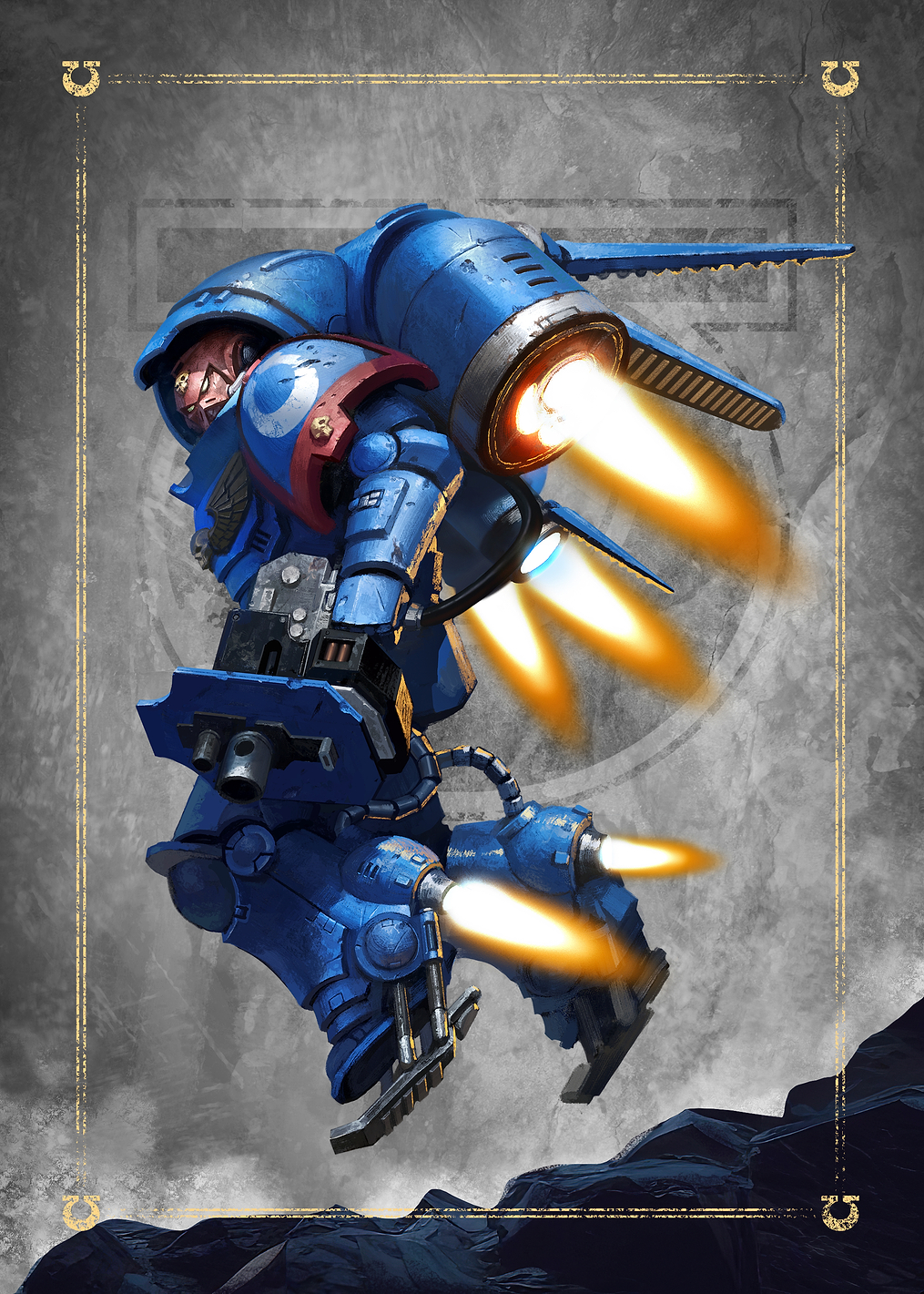 Ultramarines Inceptor: постер из коллекции Warhammer