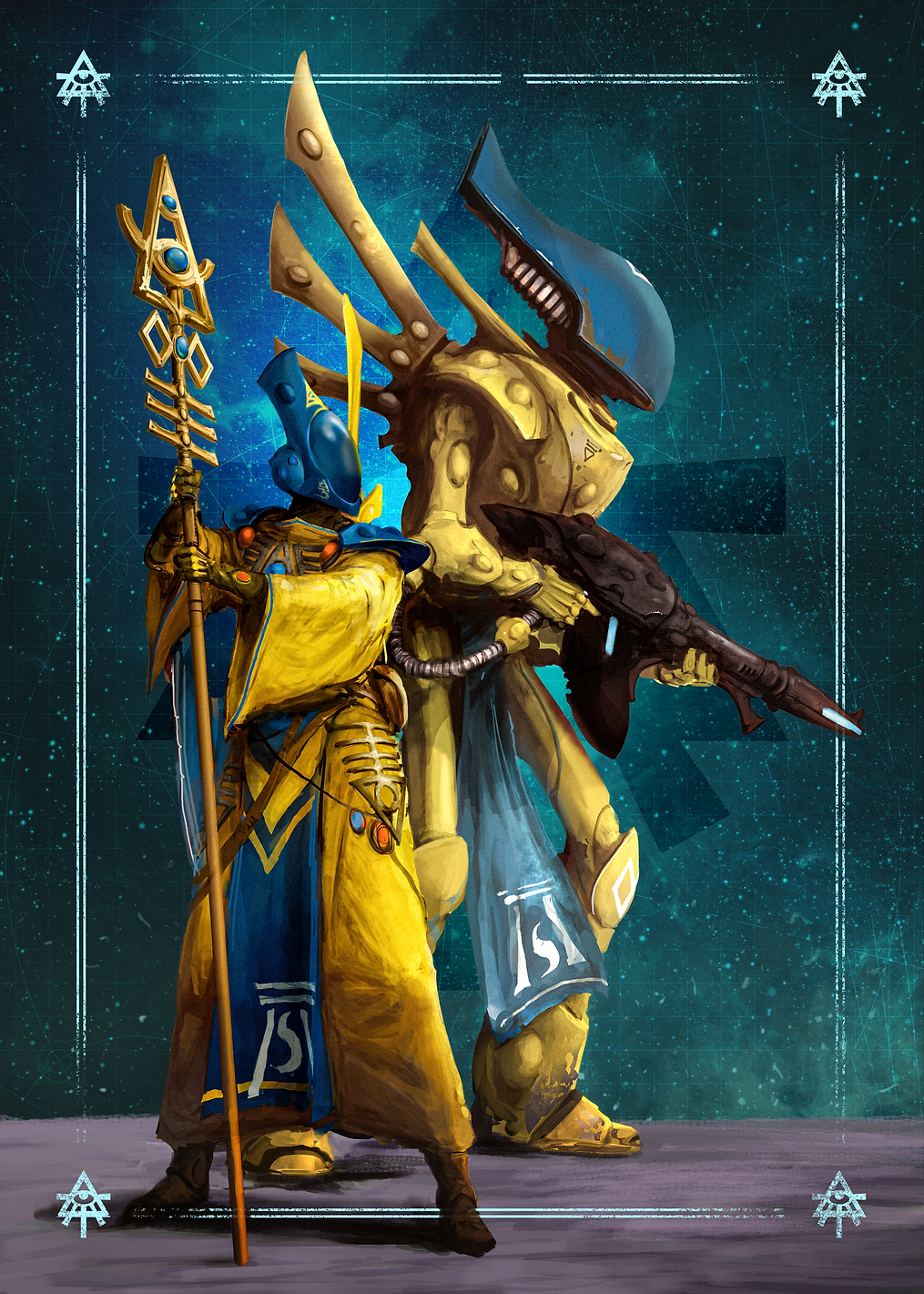 Aeldari Wraithguard: постер из коллекции Warhammer