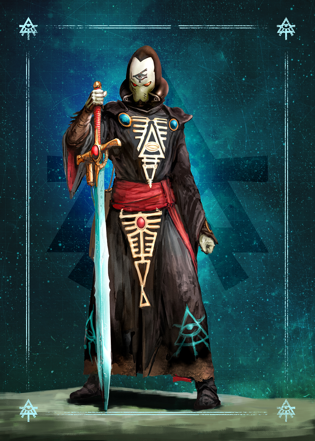 Aeldari Warlock 1: постер из коллекции Warhammer