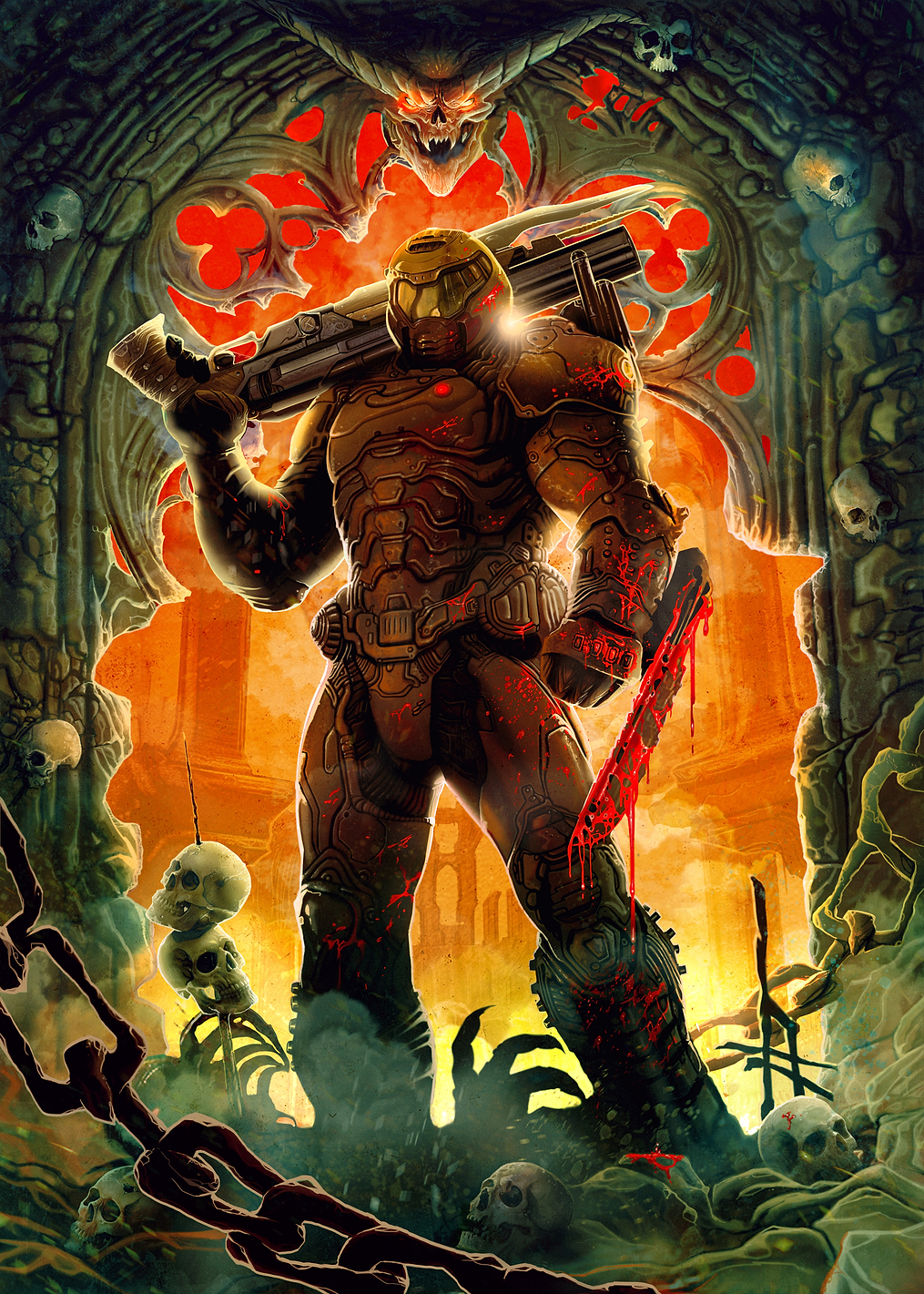 DOOM has arrived: постер из коллекции Doom
