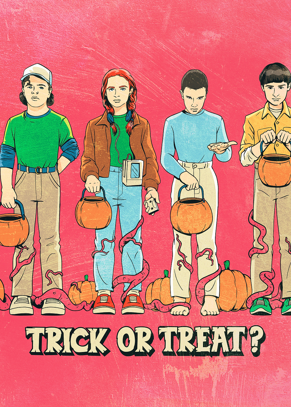 Trick or Treat: постер из коллекции Stranger Things Series