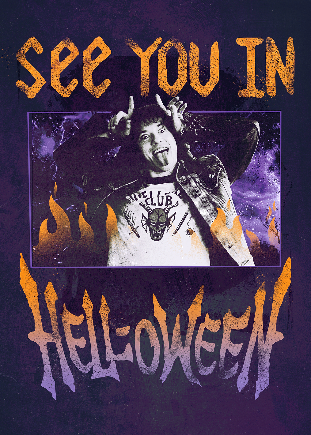 See You in Hell-oween: постер из коллекции Stranger Things Series
