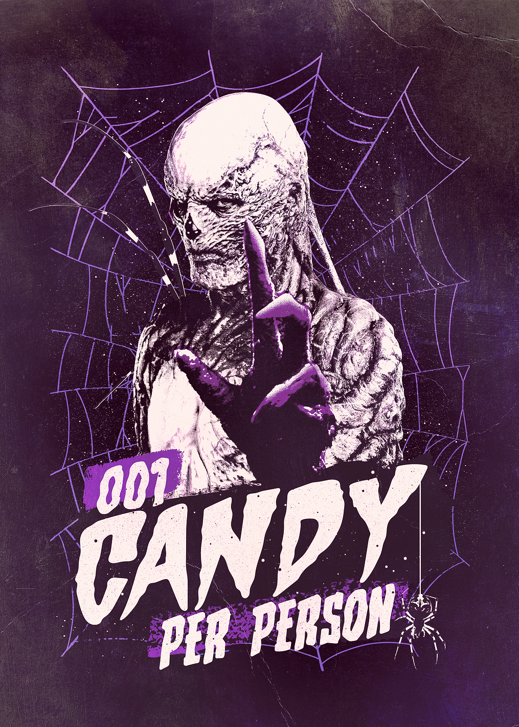 001 Candy Per Person: постер из коллекции Stranger Things Series