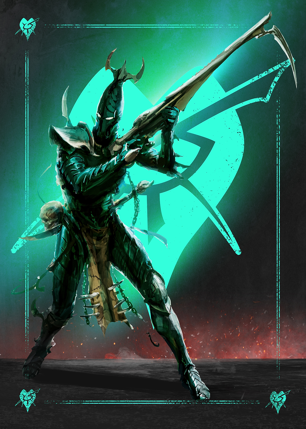 Drukhari Warrior 1: постер из коллекции Warhammer