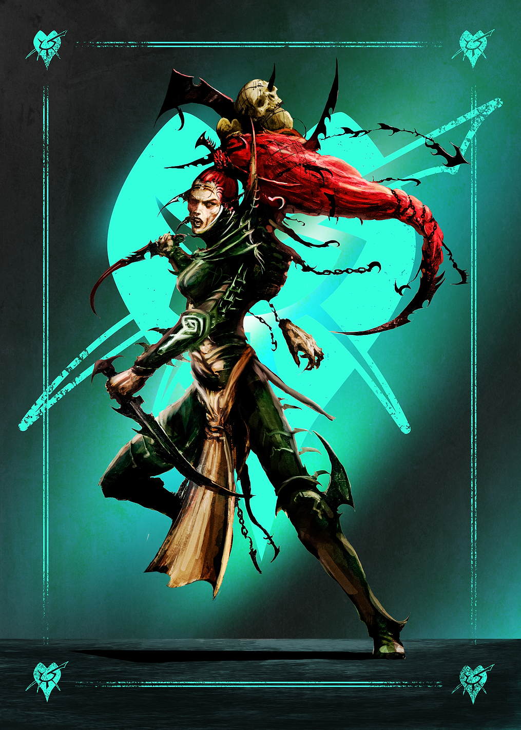 Drukhari Succubus: постер из коллекции Warhammer