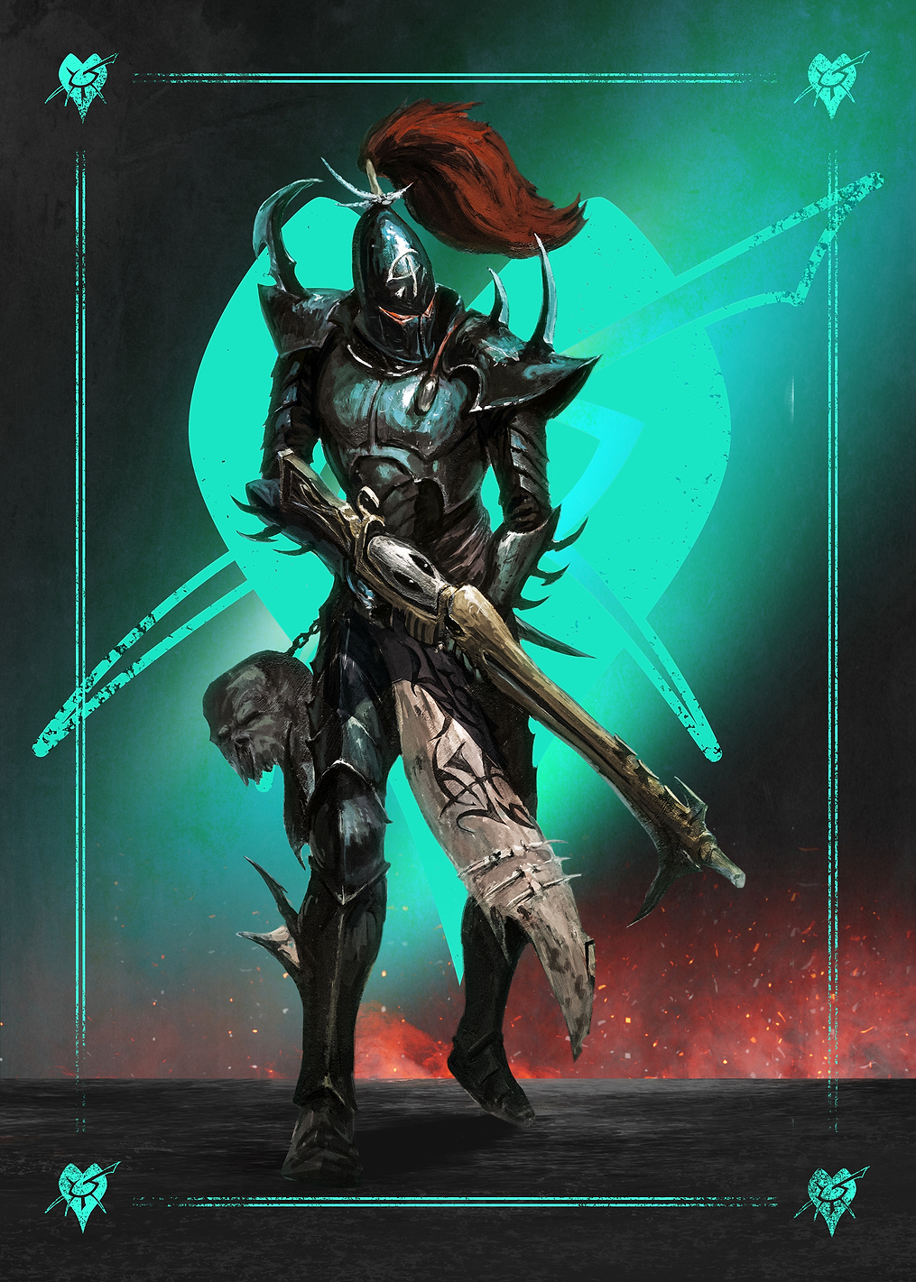 Drukhari Warrior 2: постер из коллекции Warhammer