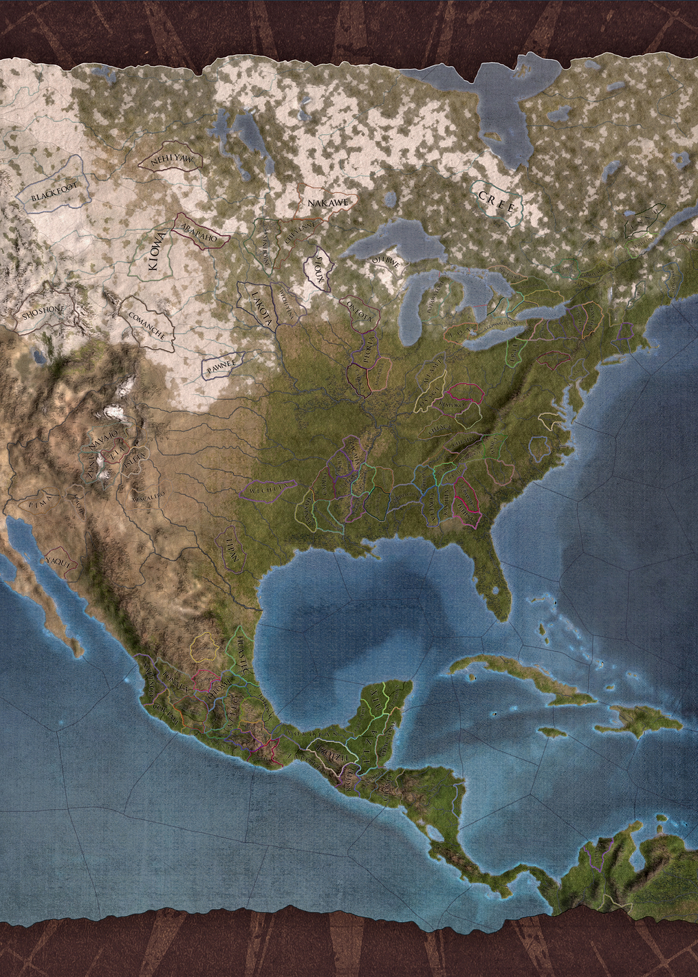 North America Brown Terrai: постер из коллекции Europa Universalis IV