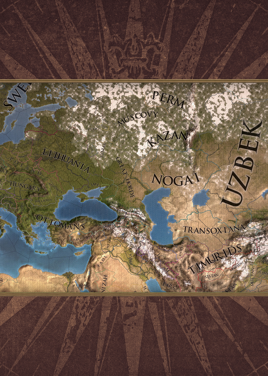 Eurasia Brown Terrain: постер из коллекции Europa Universalis IV