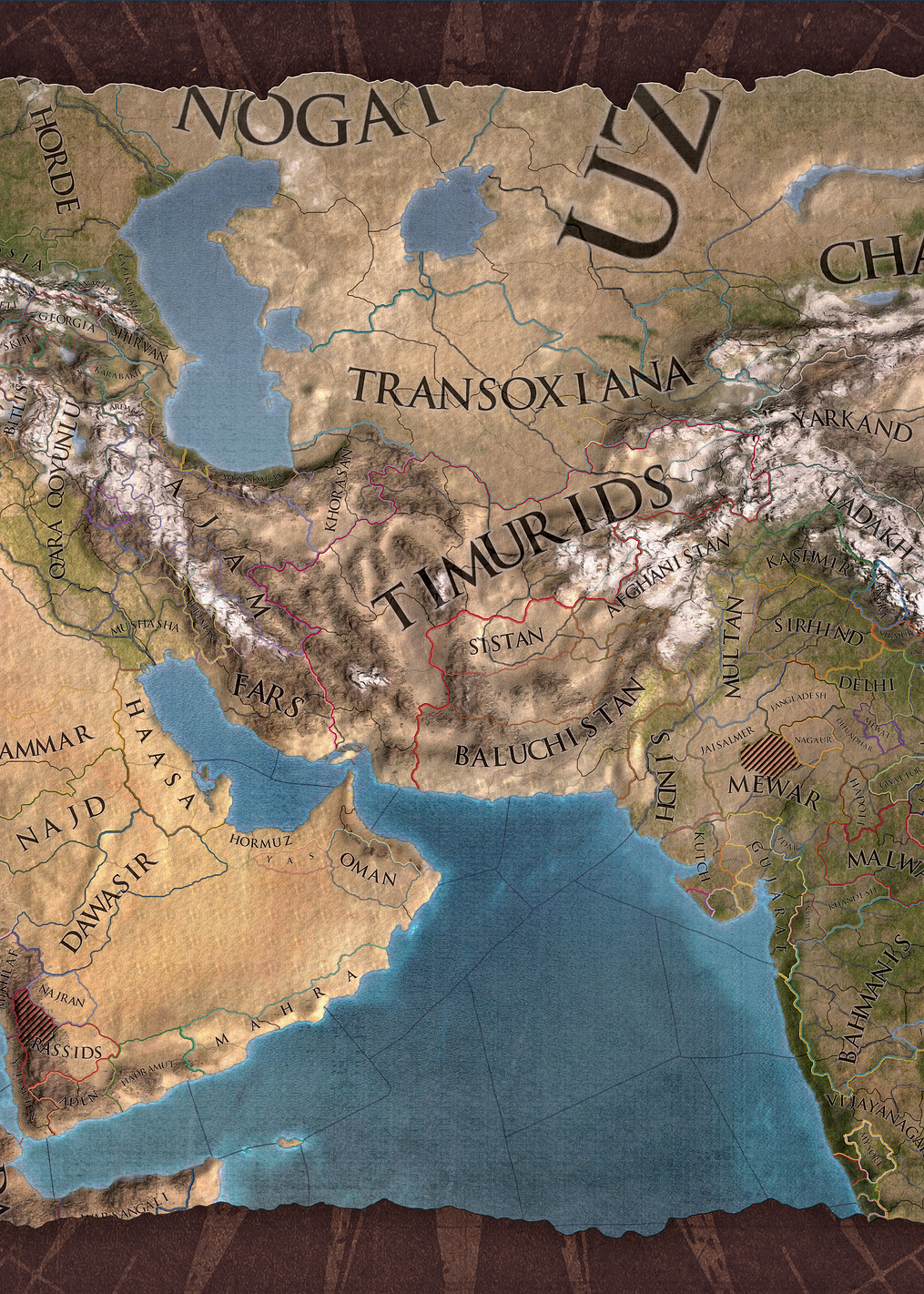 Middle East Brown Terrain: постер из коллекции Europa Universalis IV
