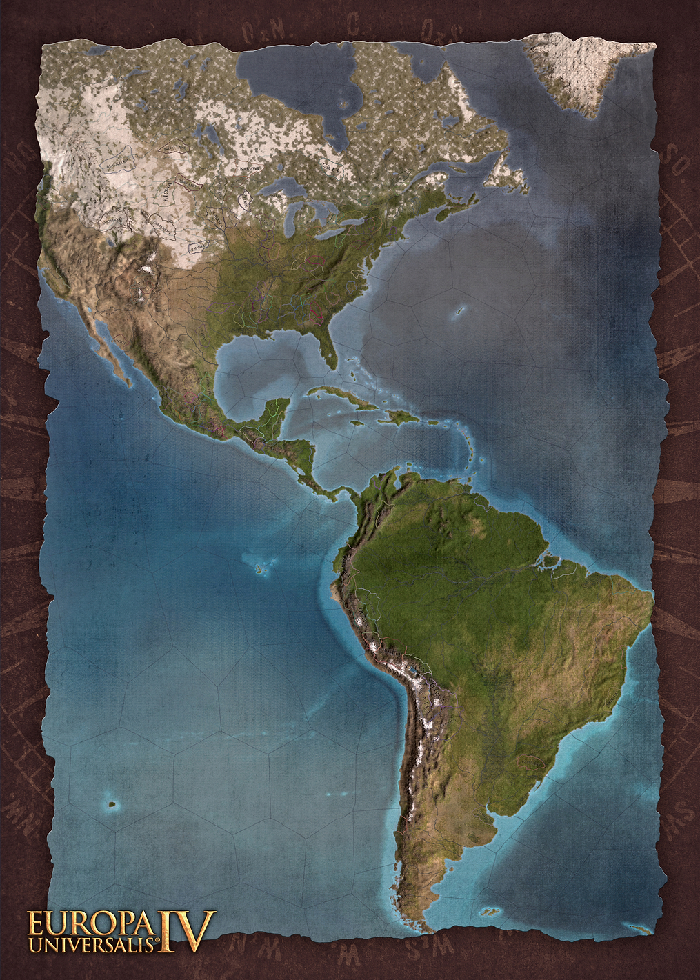 Americas Brown Terrain: постер из коллекции Europa Universalis IV