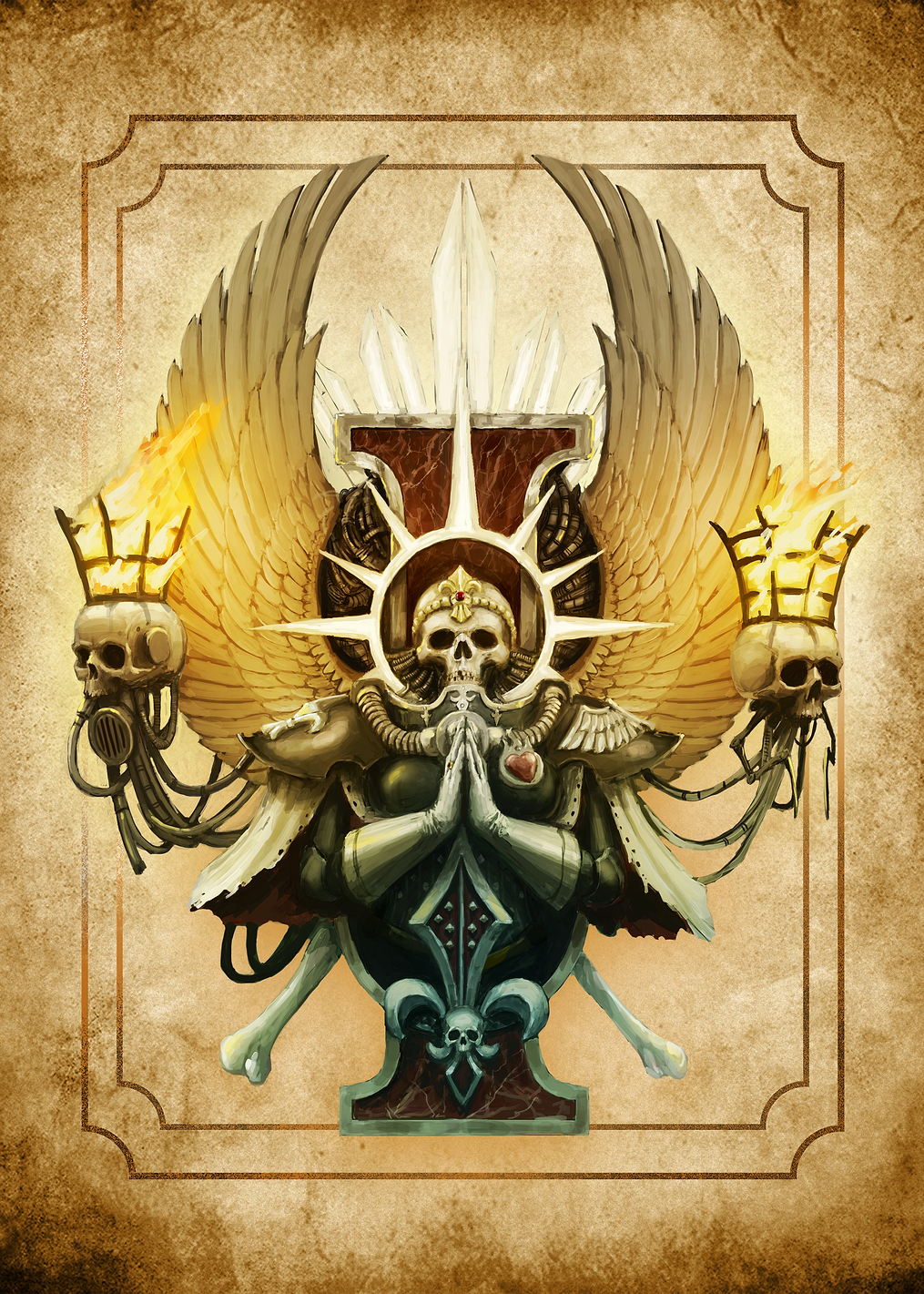 Adepta Sororitas Emblem: постер из коллекции Warhammer