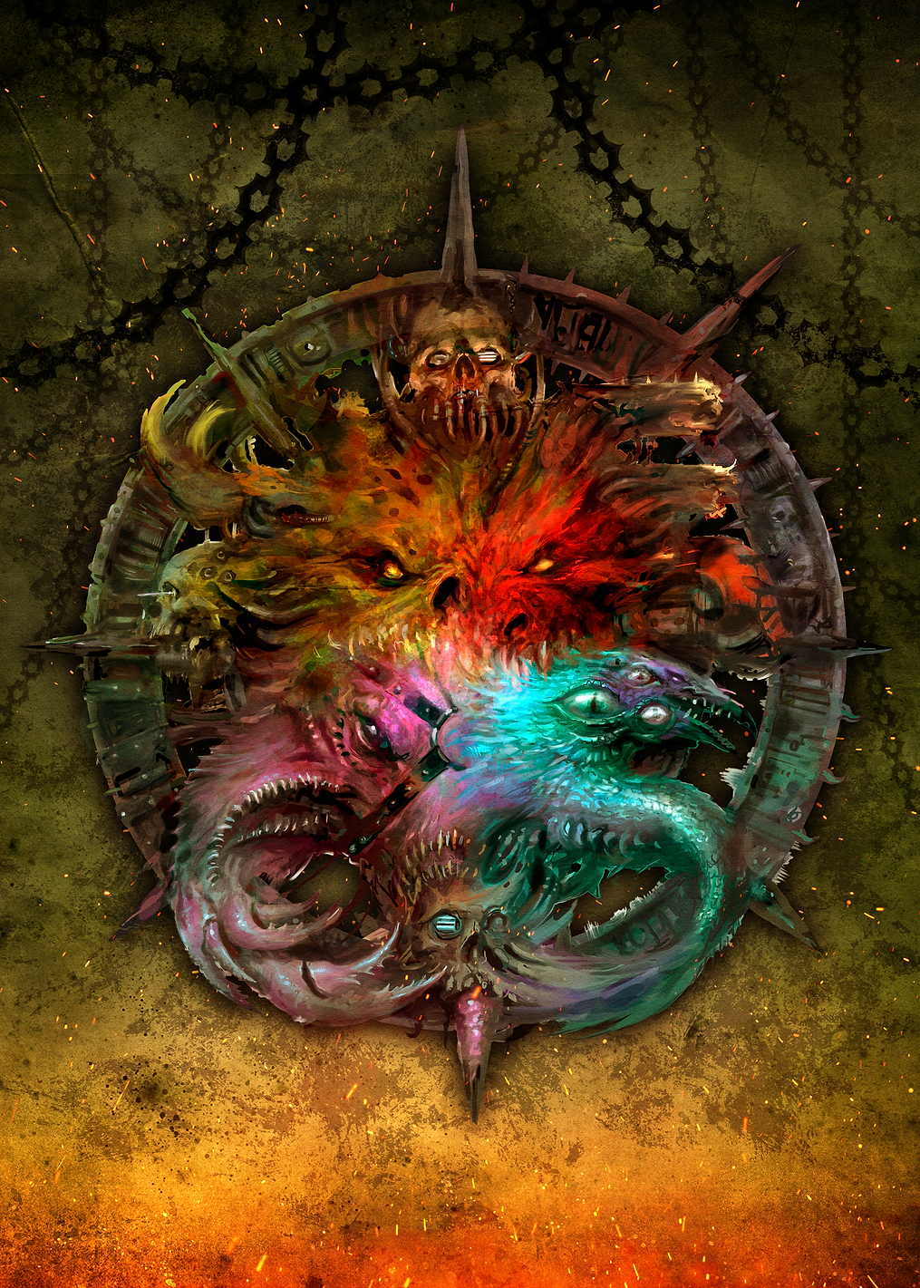 Chaos Daemons 1: постер из коллекции Warhammer