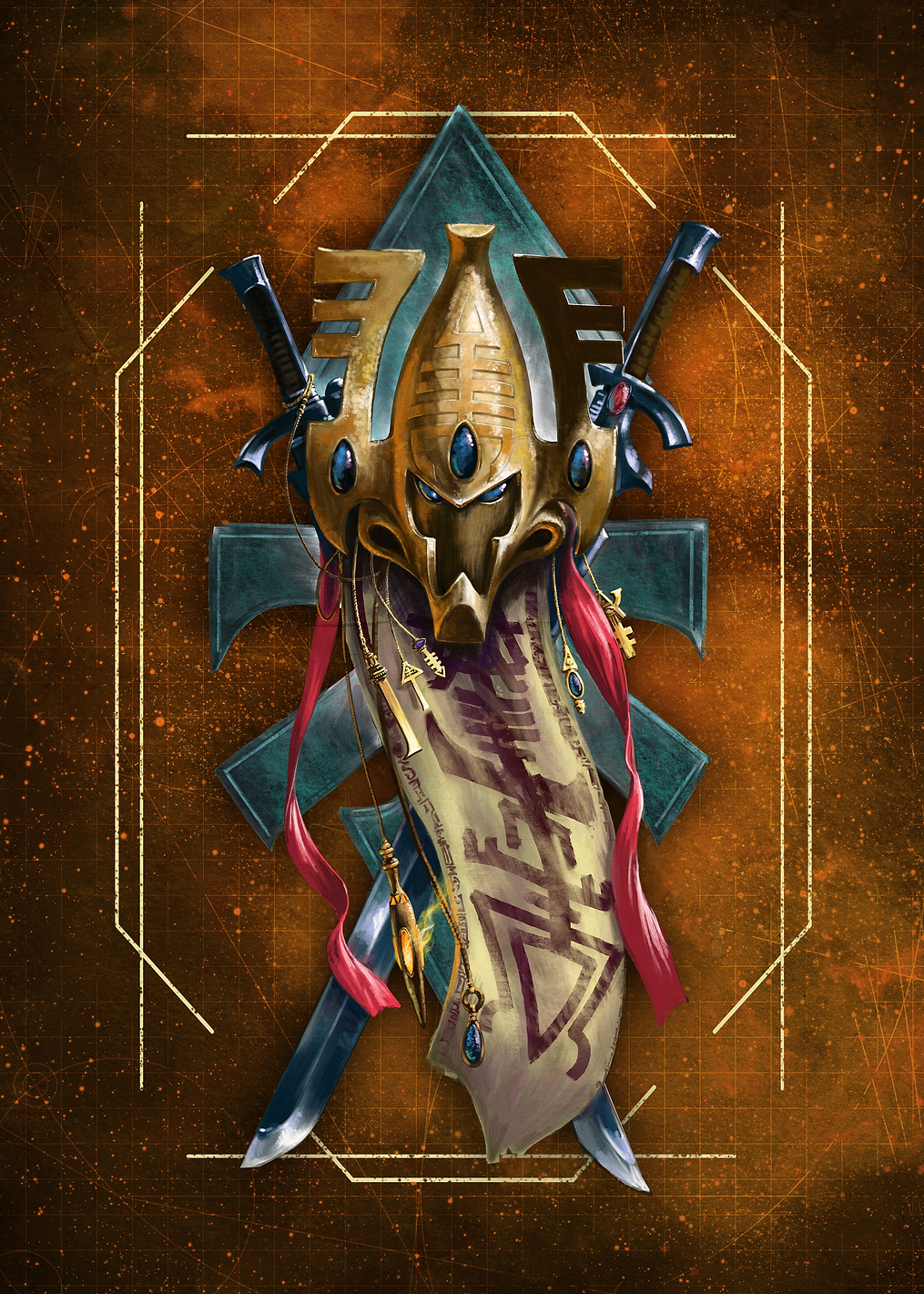 Aeldari 3: постер из коллекции Warhammer
