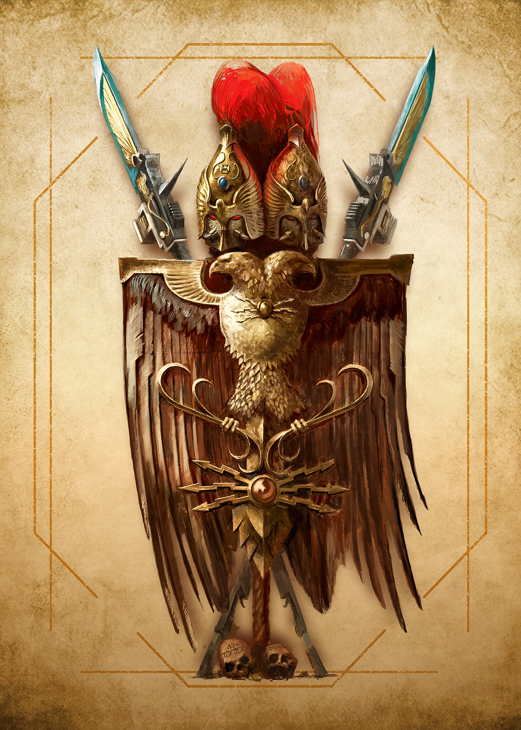 Adeptus Custodes: постер из коллекции Warhammer