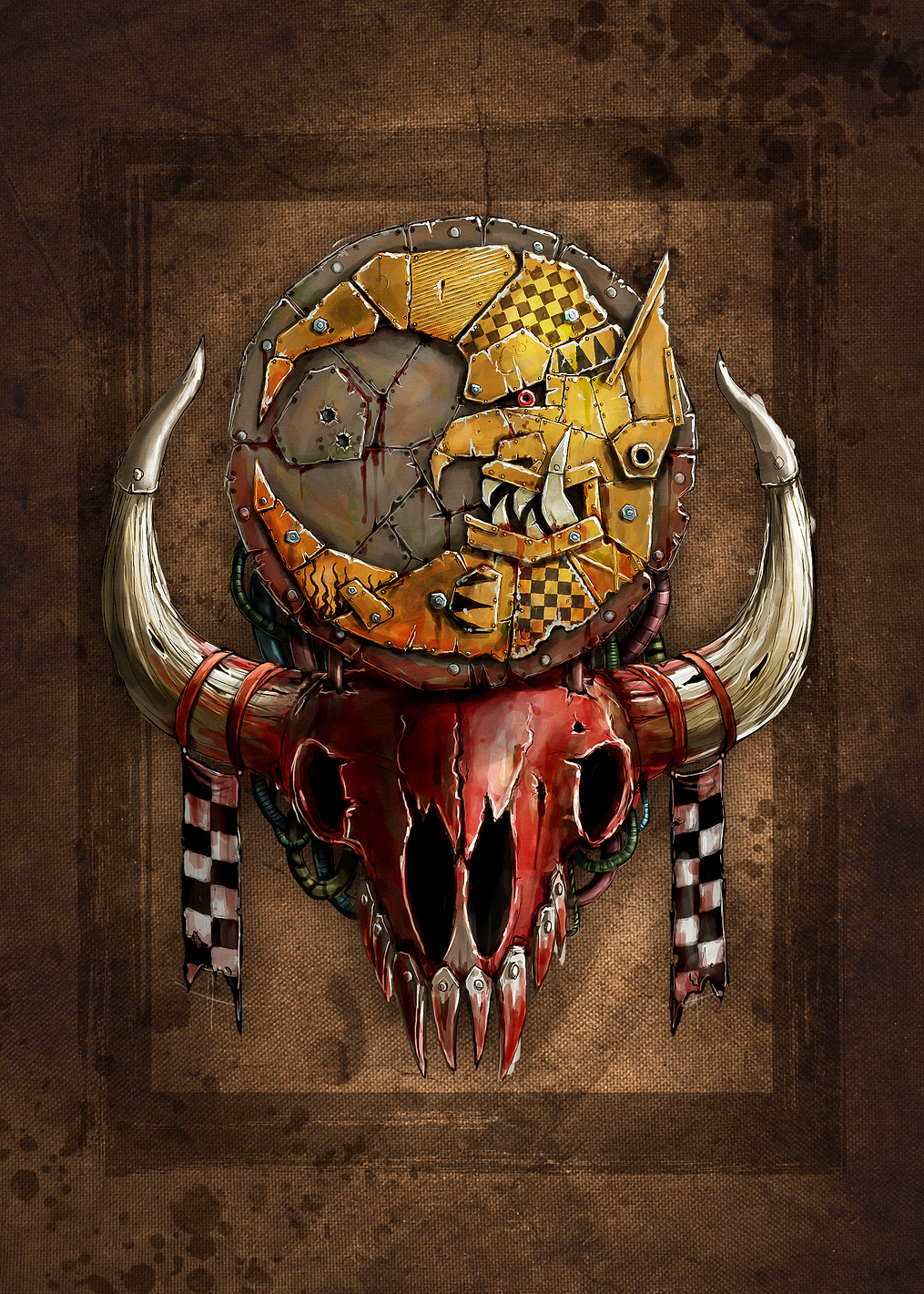 Red Waaagh!: постер из коллекции Warhammer