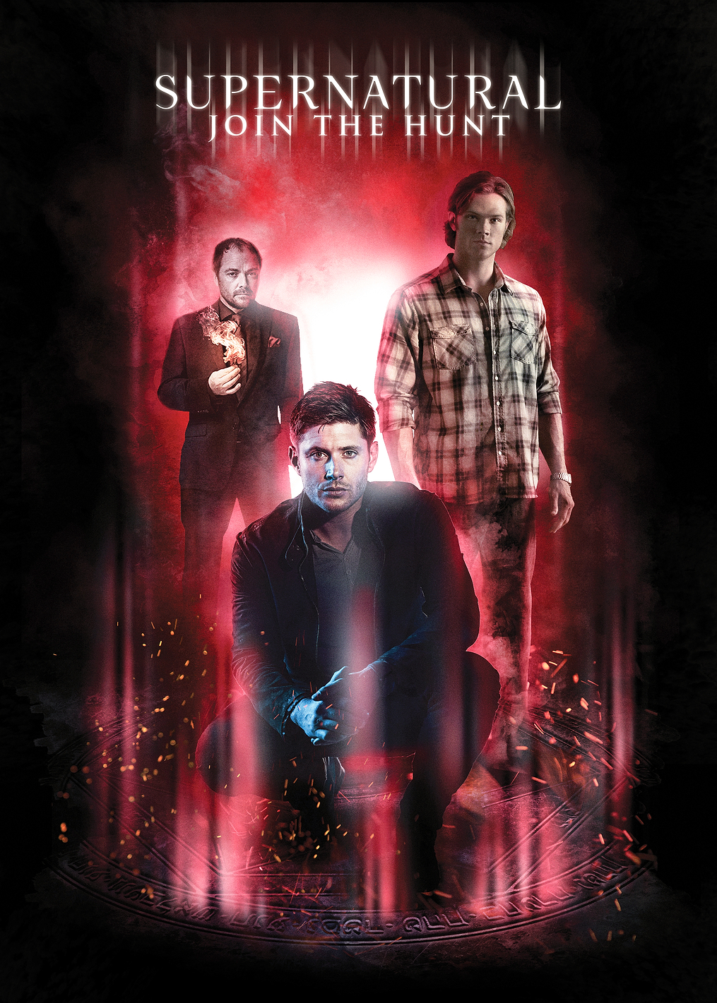 Crowley, Dean and Sam: постер из коллекции Supernatural