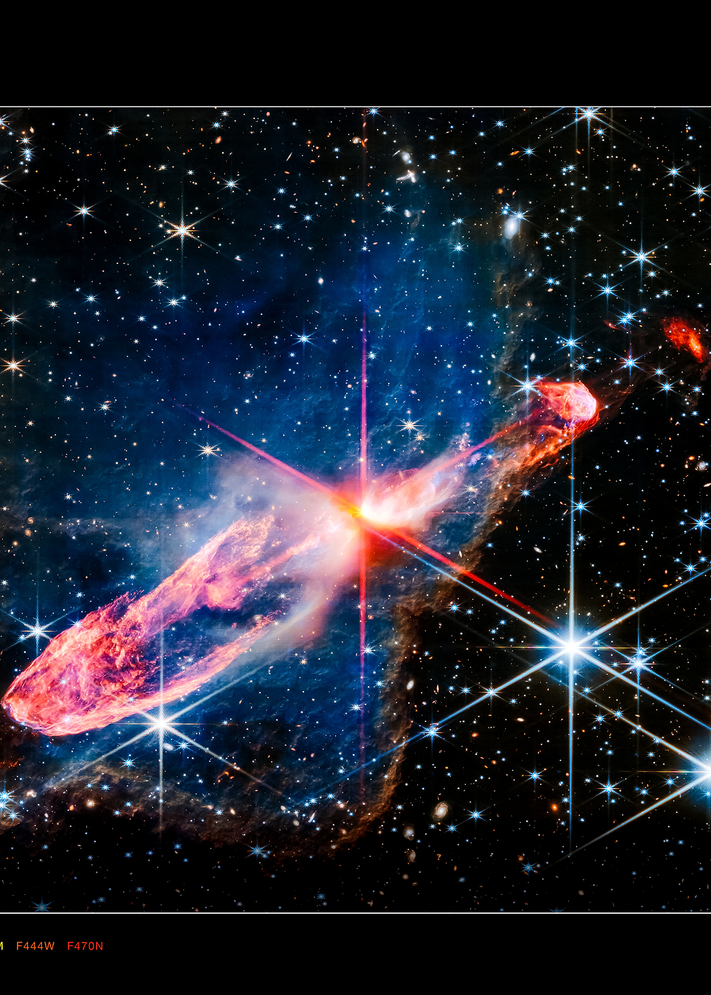 Herbig-Haro 46/47 Frame: постер из коллекции Inspired by NASA
