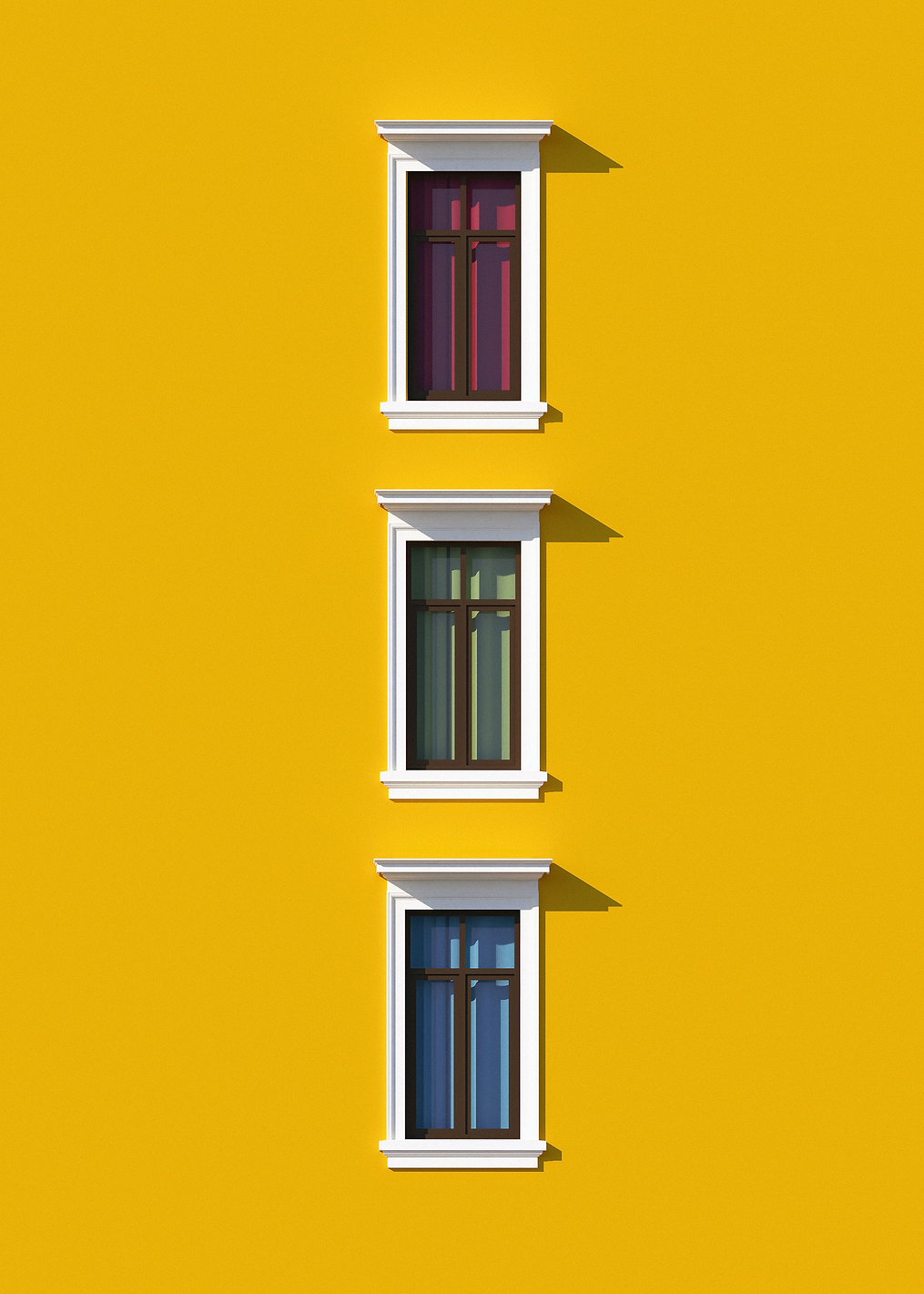Three Windows: постер из коллекции World Class Photos