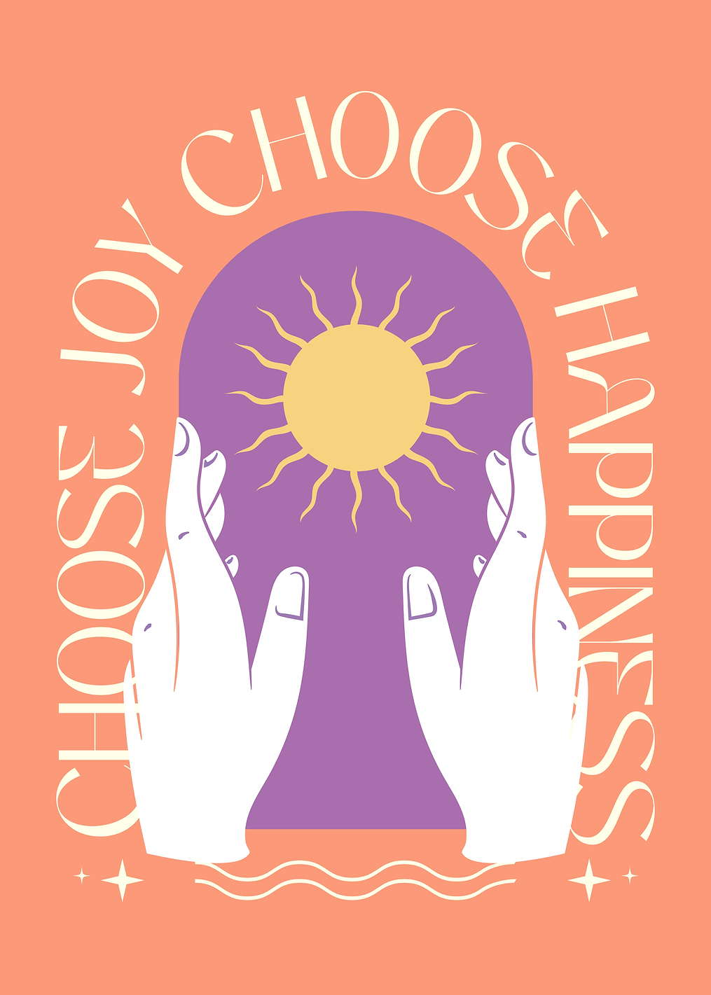 Choose Joy and Happiness: постер из коллекции World Class Photos