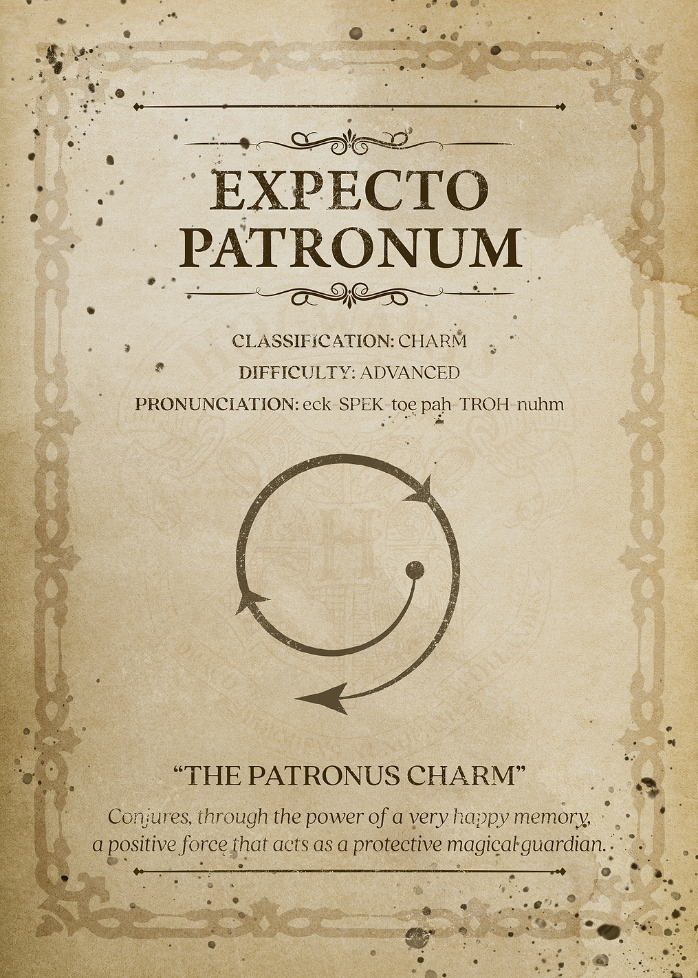 Expecto Patronum: постер из коллекции Wizarding World