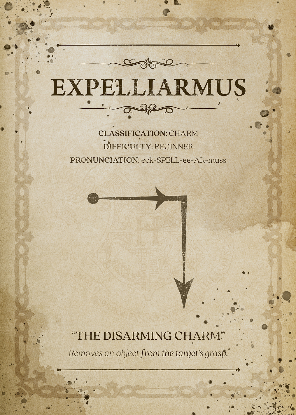 Expelliarmus: постер из коллекции Wizarding World