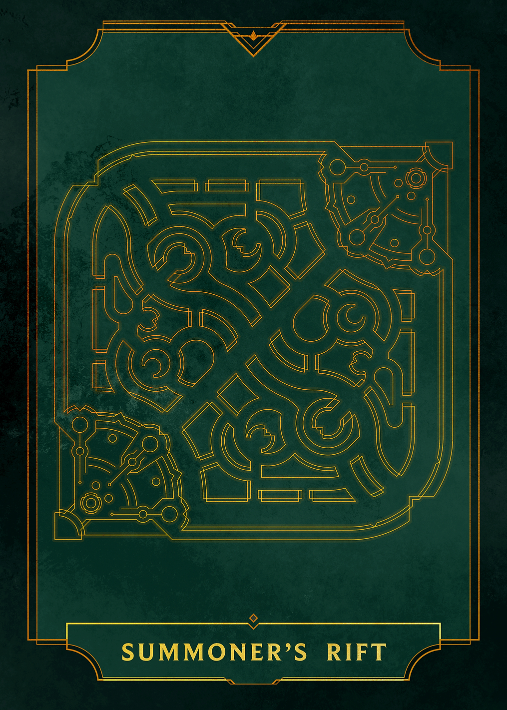 Summoner's Rift Emerald: постер из коллекции League of Legends