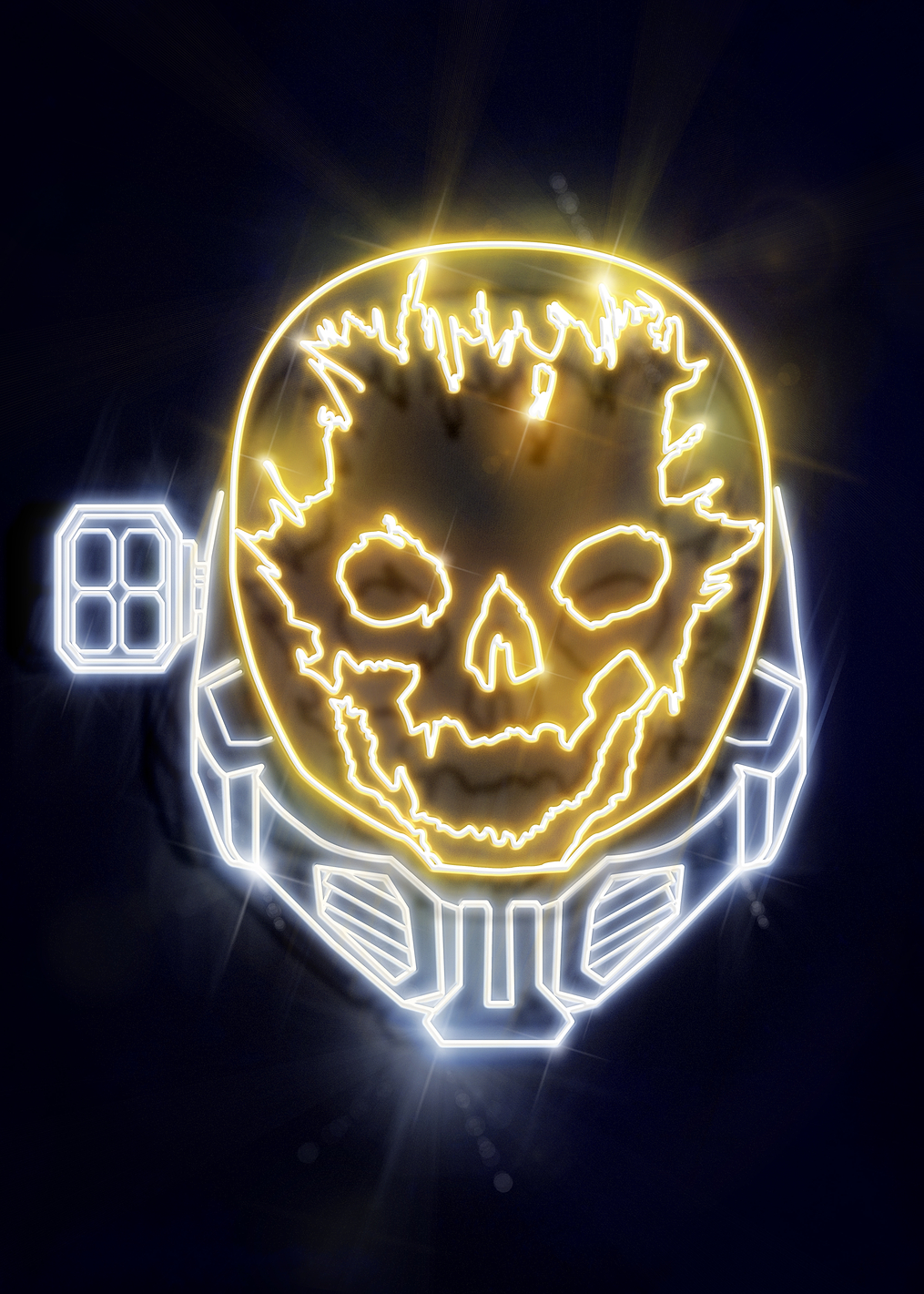 Emile's Helmet Neon / PLATINA