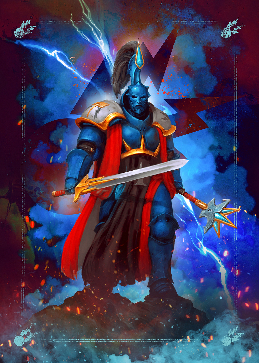 Knights of Azyr Evocator: постер из коллекции Warhammer