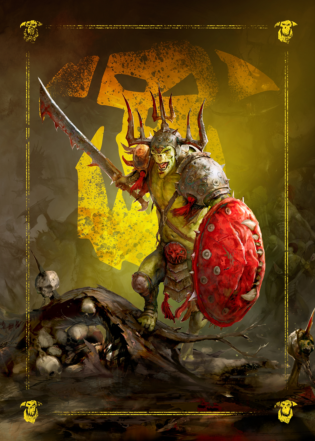 Kruleboyz Killaboss 1: постер из коллекции Warhammer