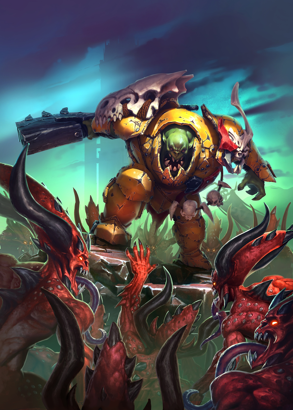 Orruk Megaboss: постер из коллекции Warhammer