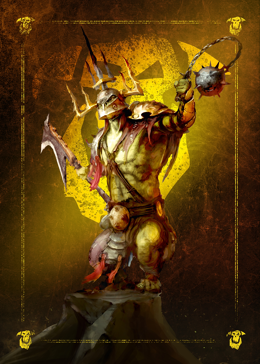 Kruleboyz Killaboss 2: постер из коллекции Warhammer