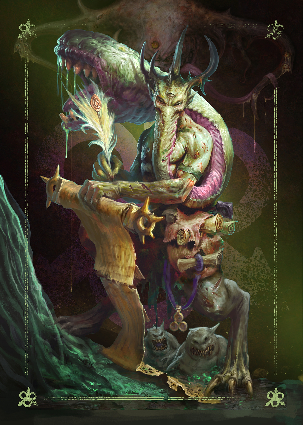Spoilpox Scrivener: постер из коллекции Warhammer