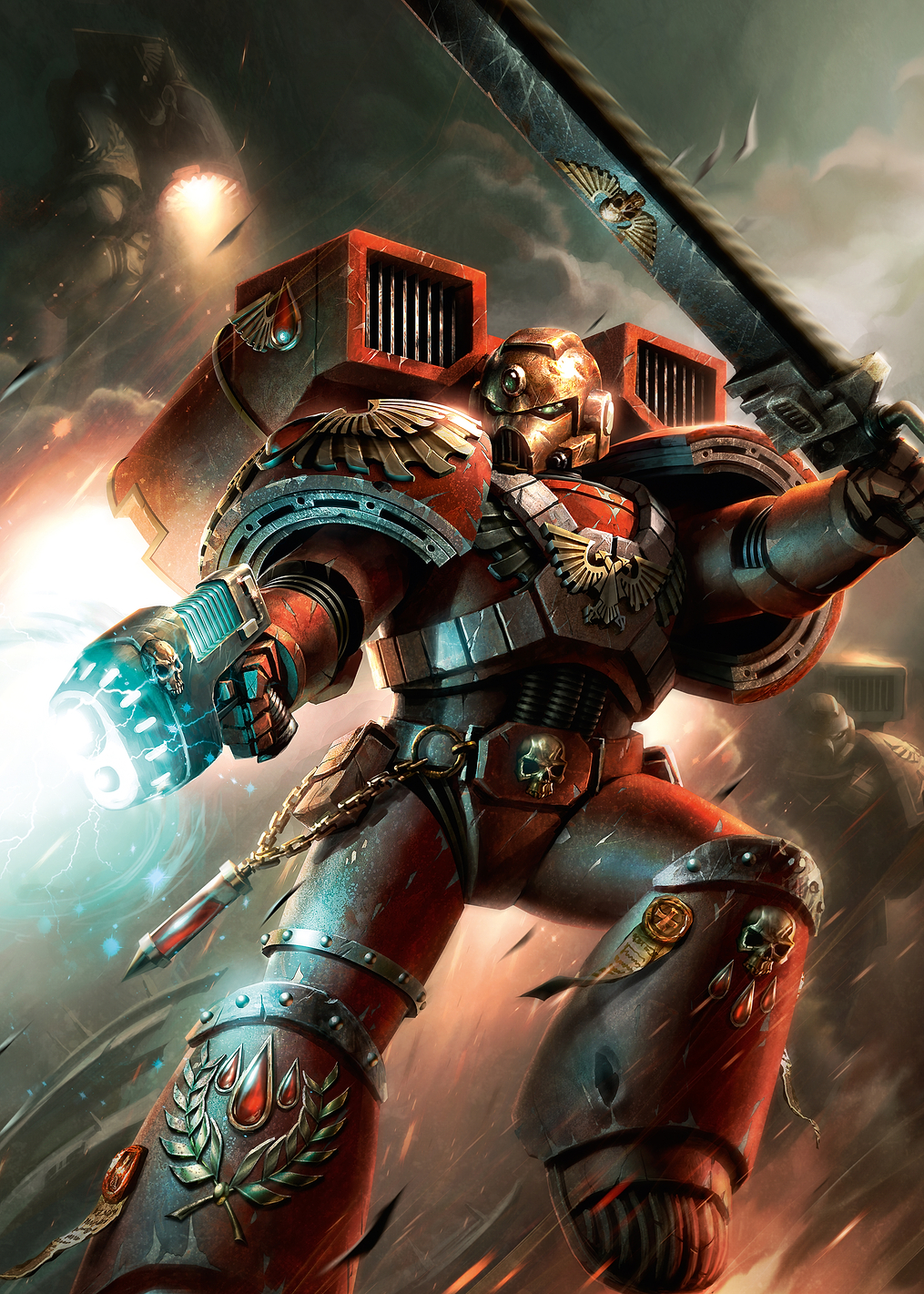 Blood Angels Assault Marine: постер из коллекции Warhammer