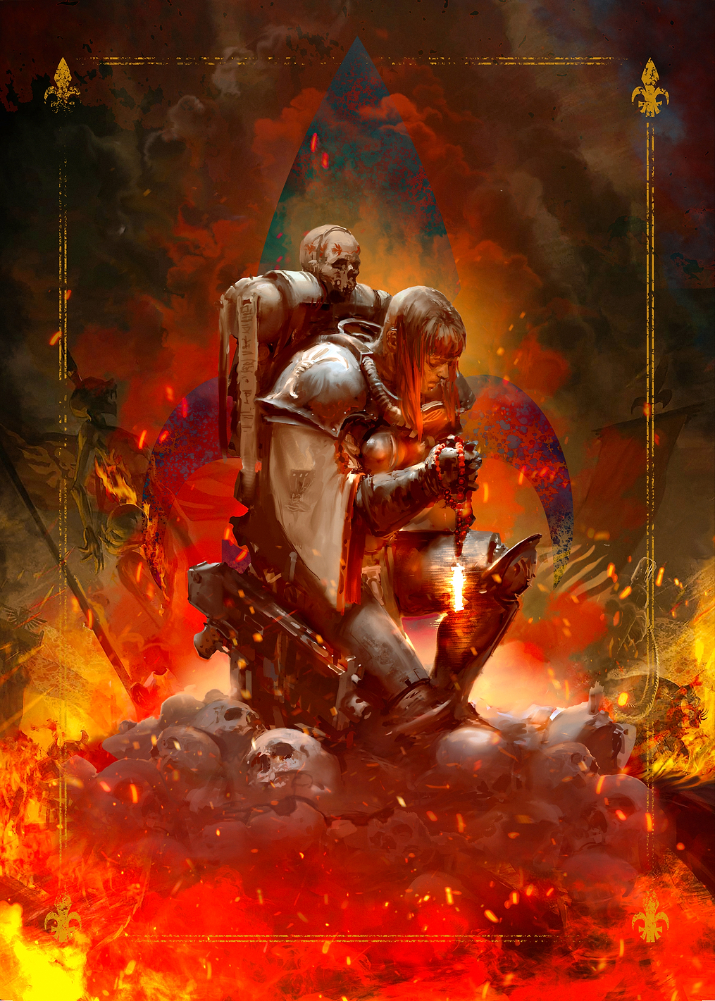Ebon Chalice Battle Sister: постер из коллекции Warhammer