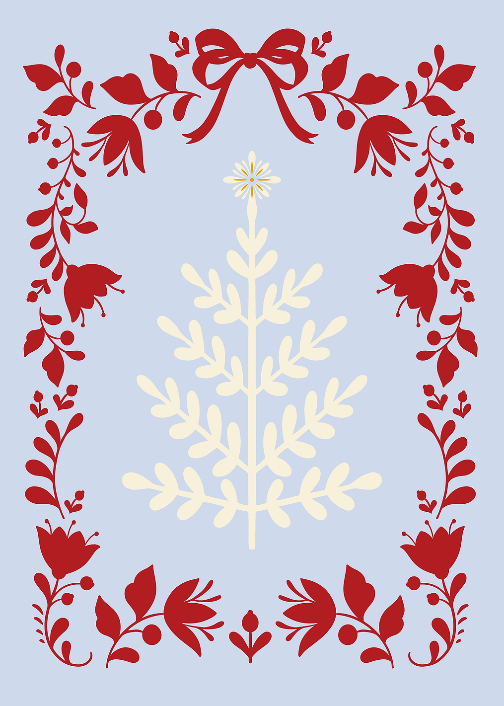 Christmas Tree Red: постер из коллекции World Class Photos