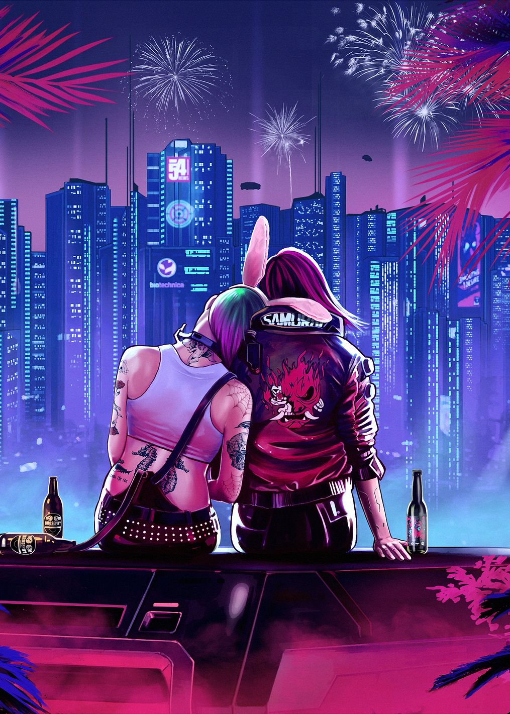 Lunar Year: постер из коллекции Cyberpunk 2077