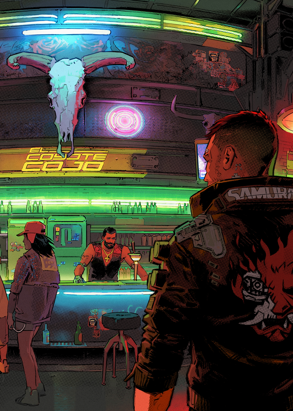 New Year El Coyote: постер из коллекции Cyberpunk 2077