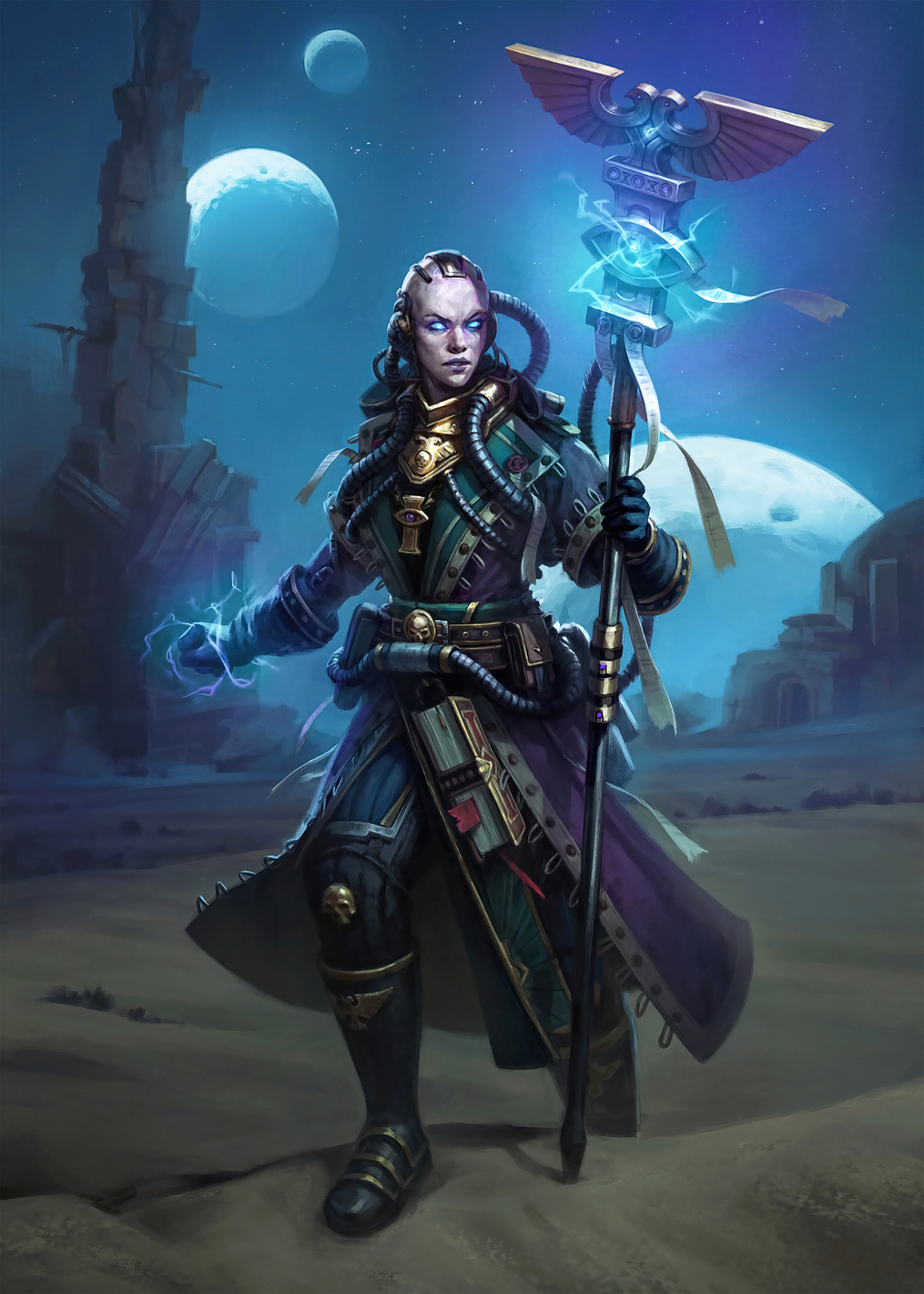 Rogue Trader - Psyker 1: постер из коллекции Warhammer